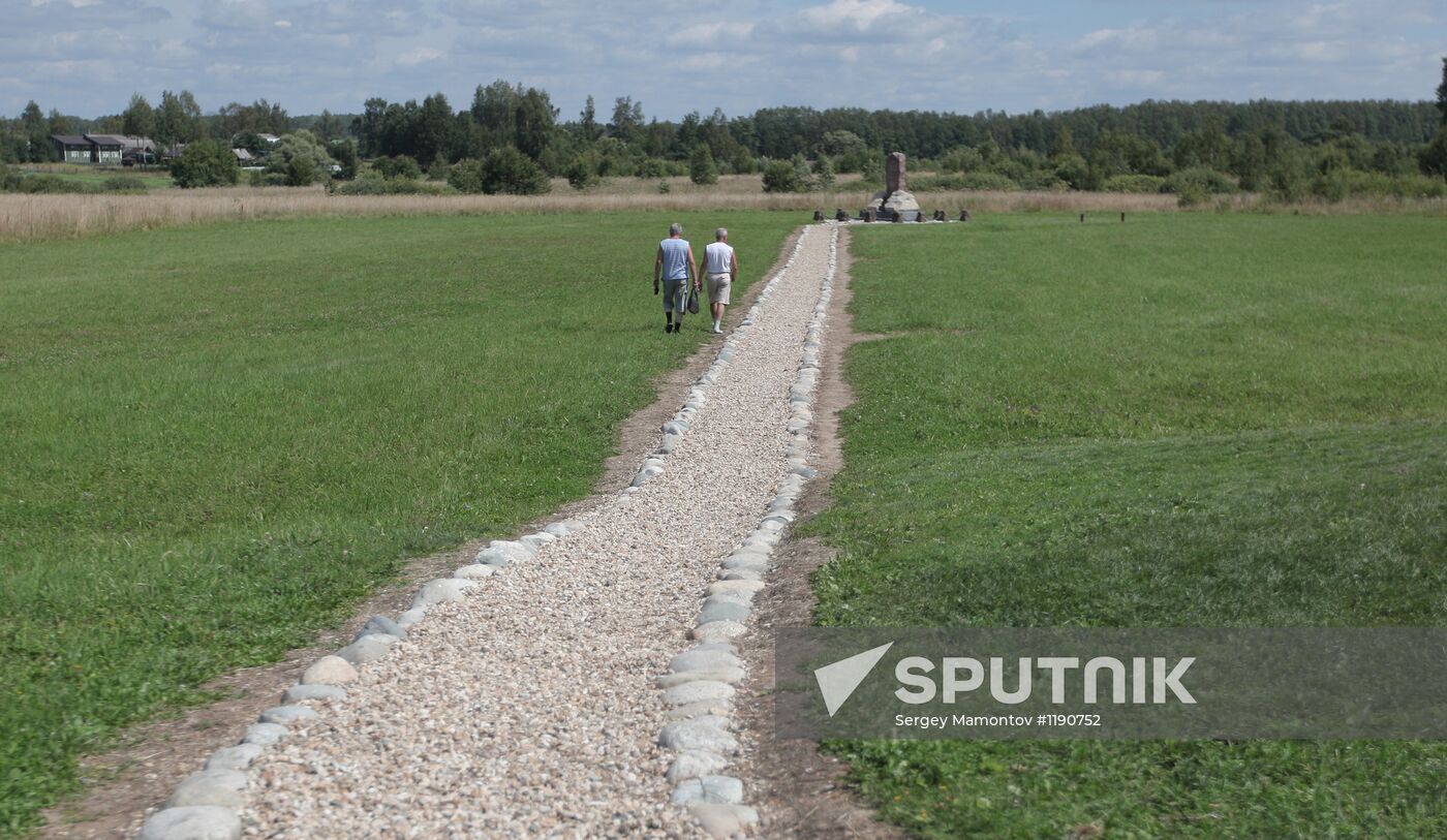 Restoration of monuments at Borodino field museum-reserve