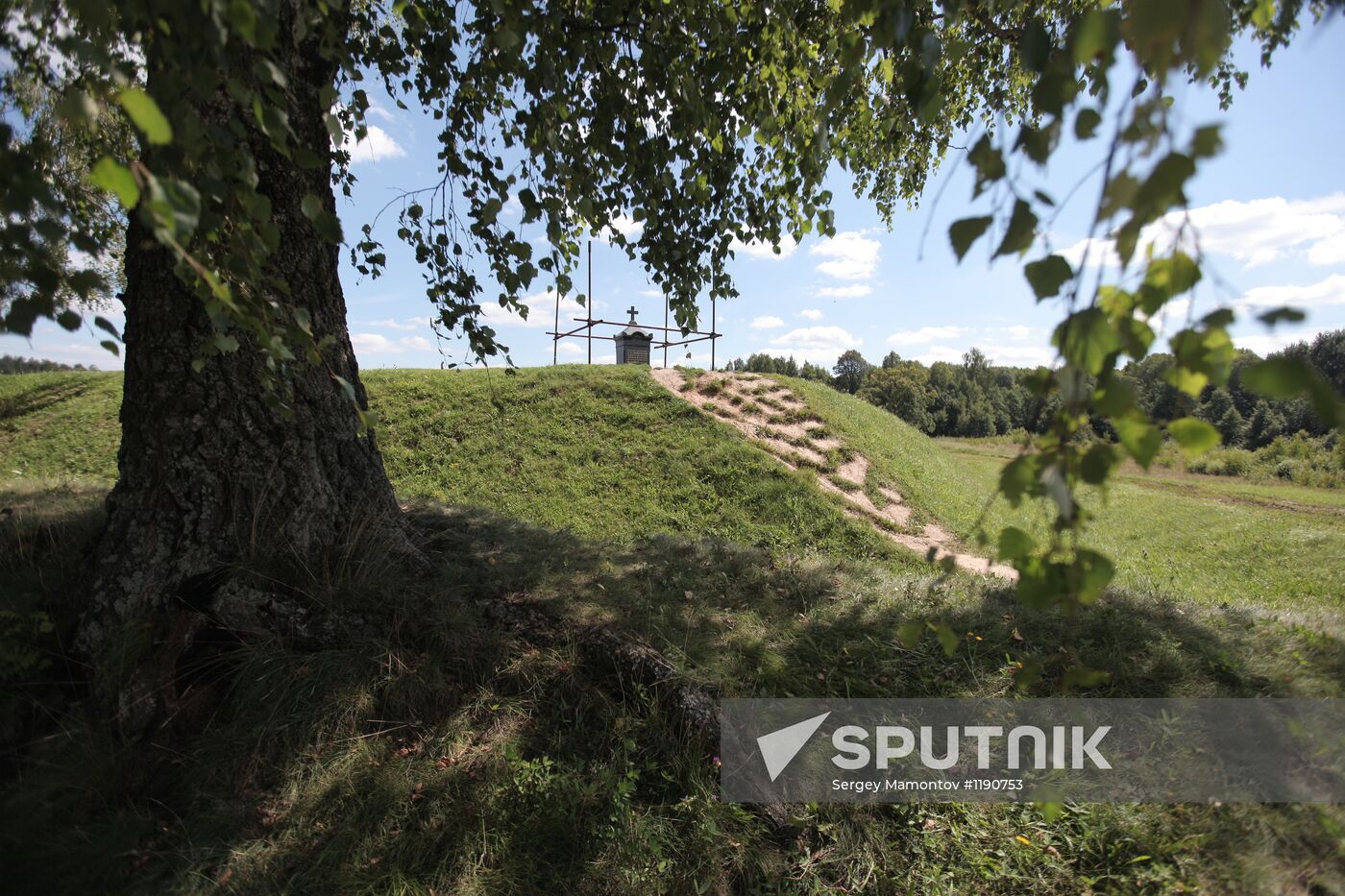 Restoration of monuments at Borodino field museum-reserve