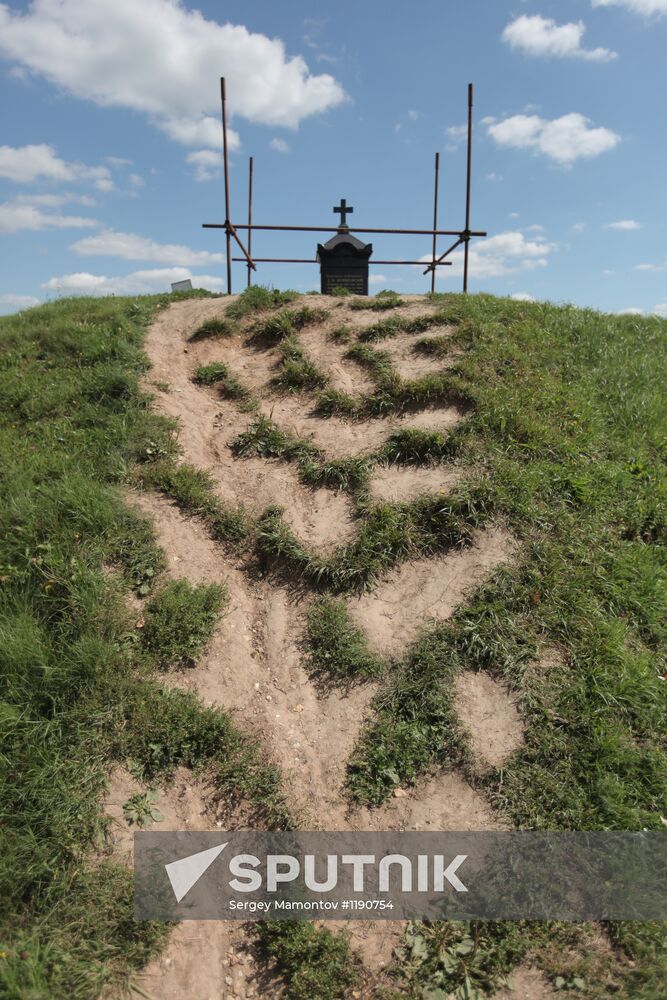 Restoration of monuments at Borodino field museum-reserve