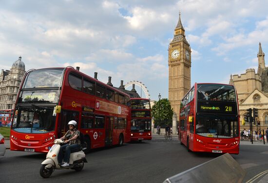 London on eve of 2012 Olympics