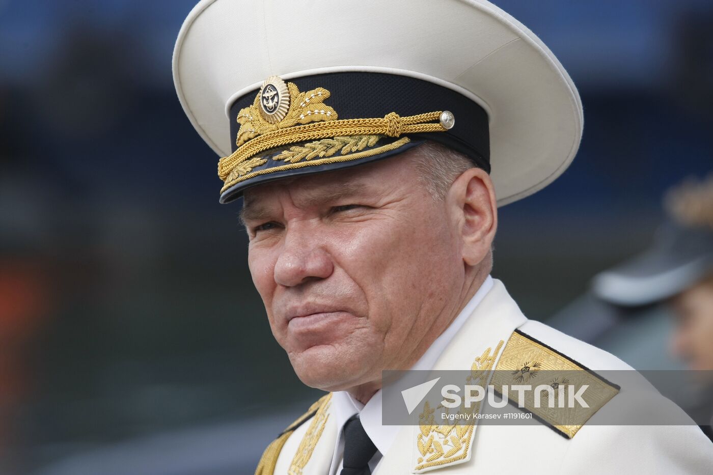 Navy Day parade rehearsal in Baltiysk