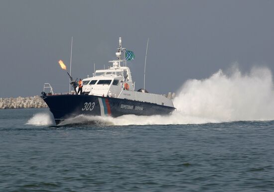 Navy Day parade rehearsal in Baltiysk