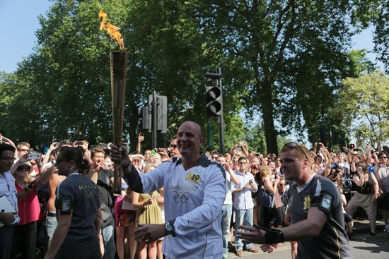 Olympic torch in London