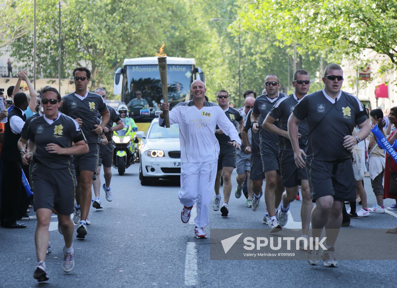 Olympic torch in London