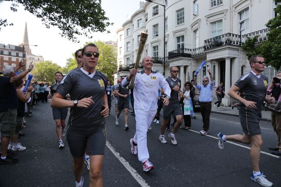 Olympic torch in London