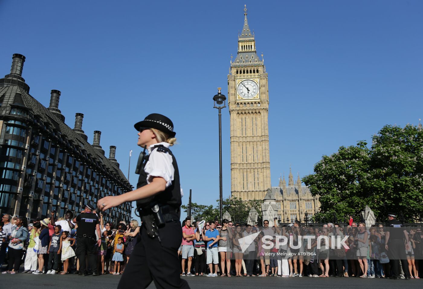 Olympic torch relay in London