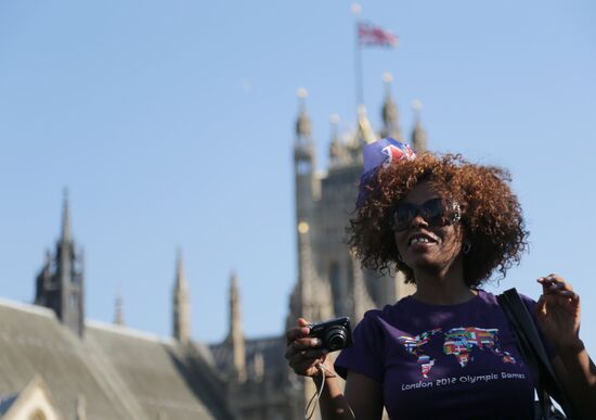 Olympic torch relay in London