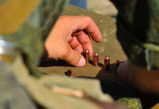 Russian forces operational group in Transnistria hold exercises