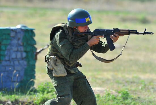 Russian forces operational group in Transnistria hold exercises