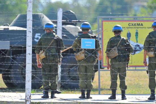 Russian forces operational group in Transnistria hold exercises