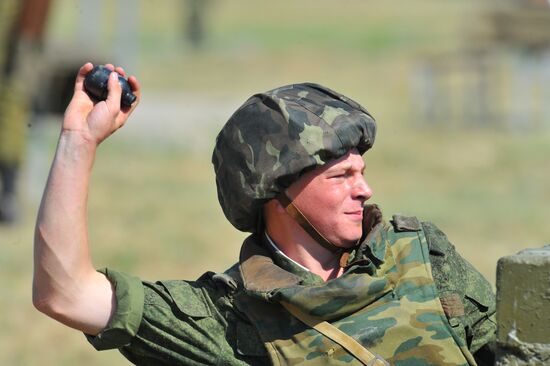 Russian forces operational group in Transnistria hold exercises