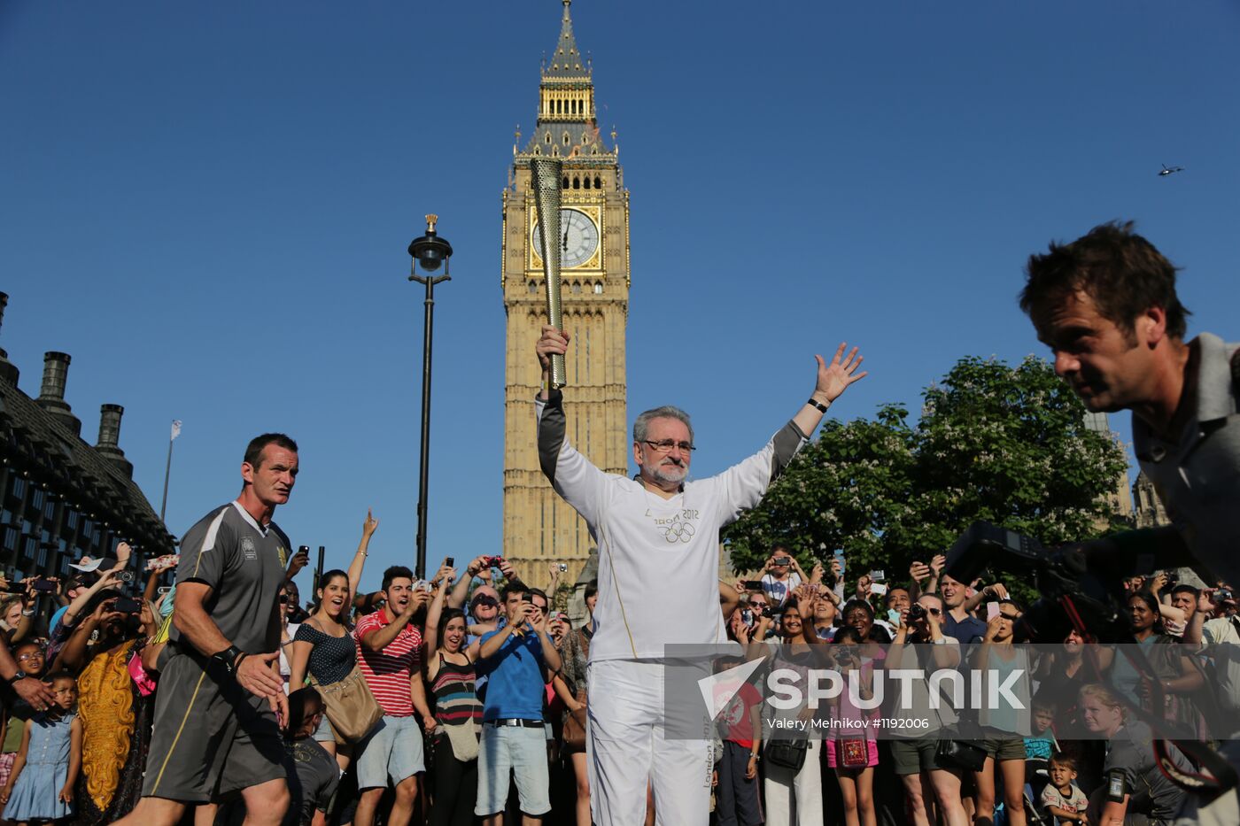 Olympic torch relay in London