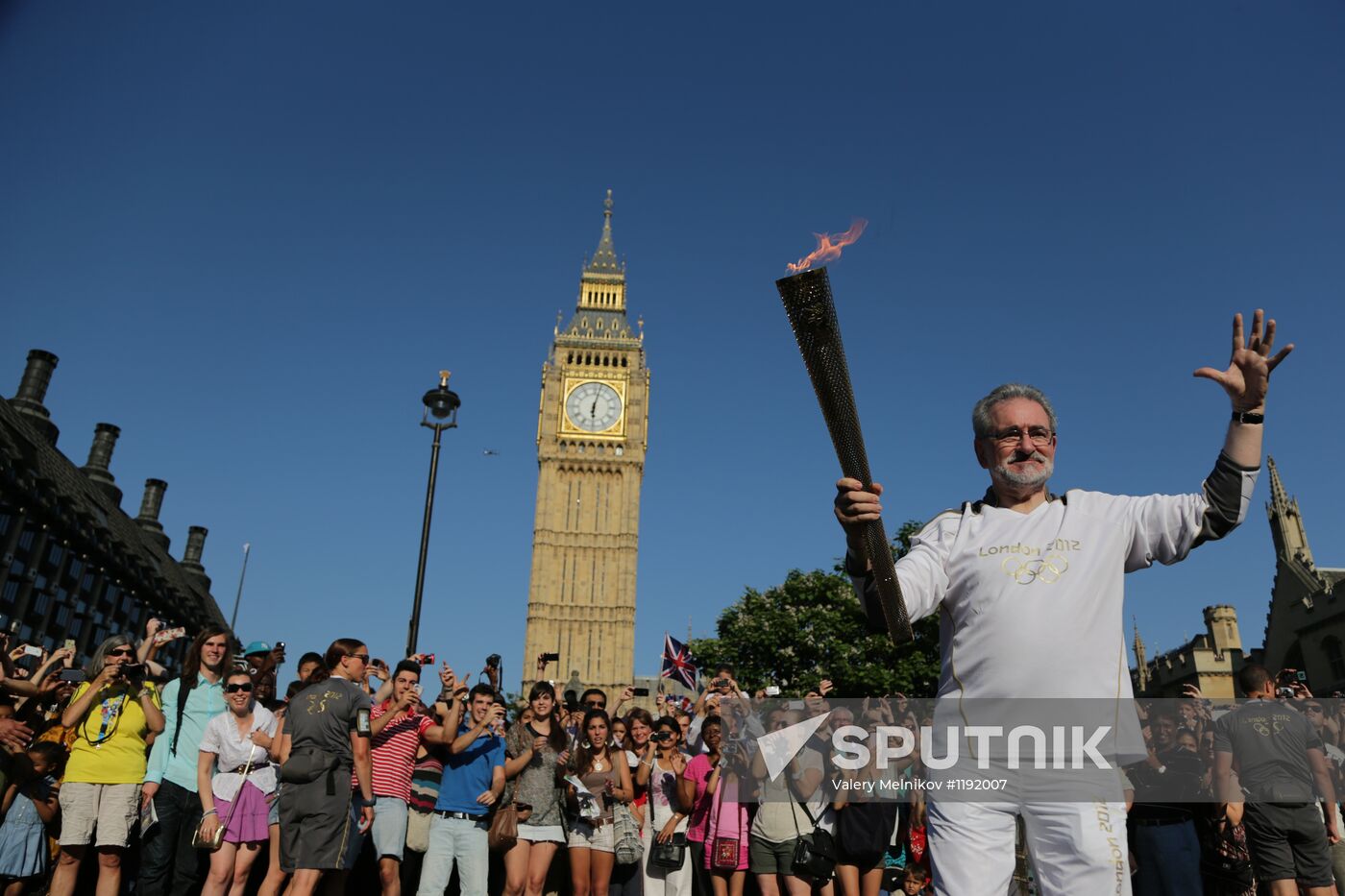 Olympic torch relay in London