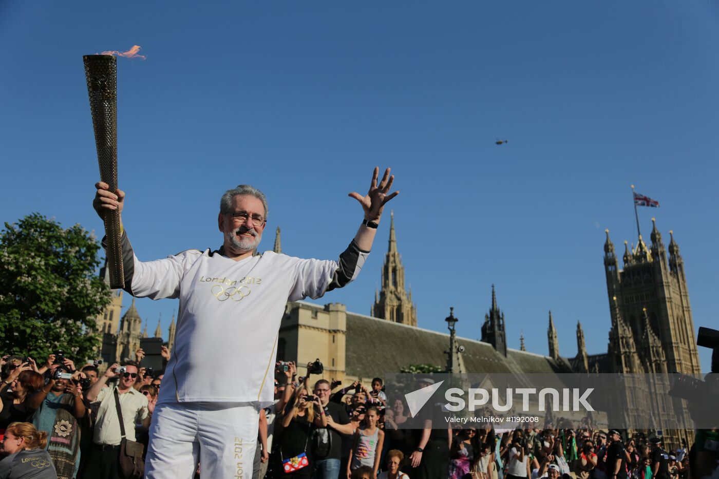 Olympic torch relay in London