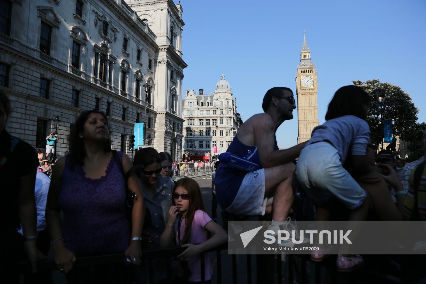 Olympic torch relay in London