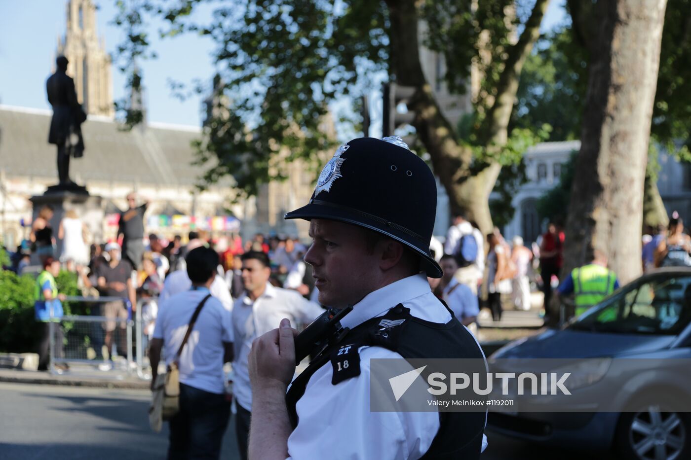 Olympic torch relay in London