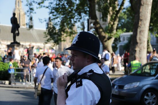 Olympic torch relay in London