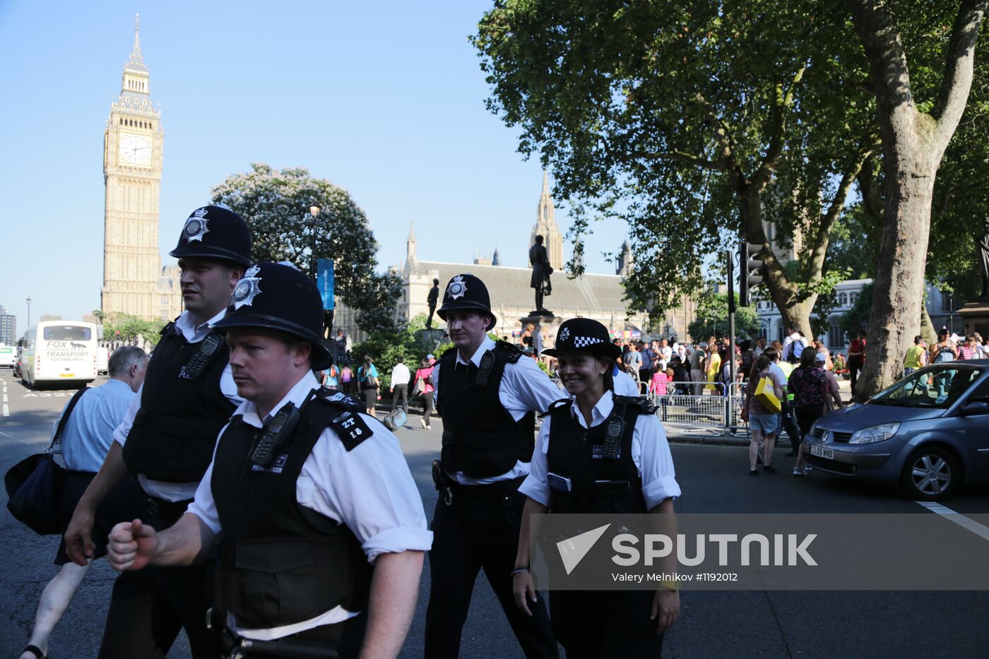 Olympic torch relay in London