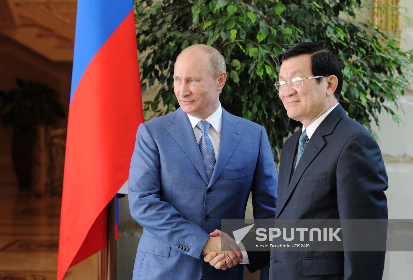 President Vladimir Putin meets with Truong Tan Sang