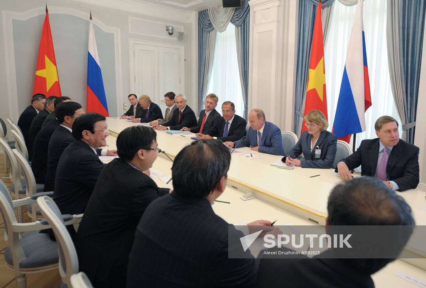 President Putin meets with Truong Tan Sang