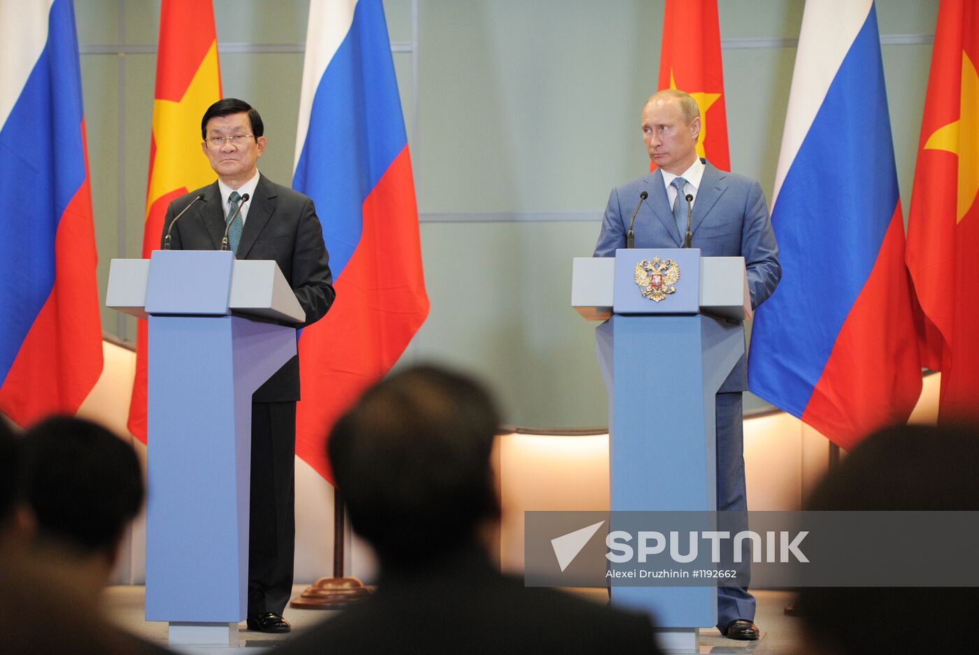 President Putin meets with Truong Tan Sang