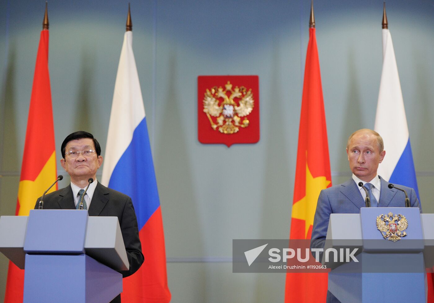 President Putin meets with Truong Tan Sang