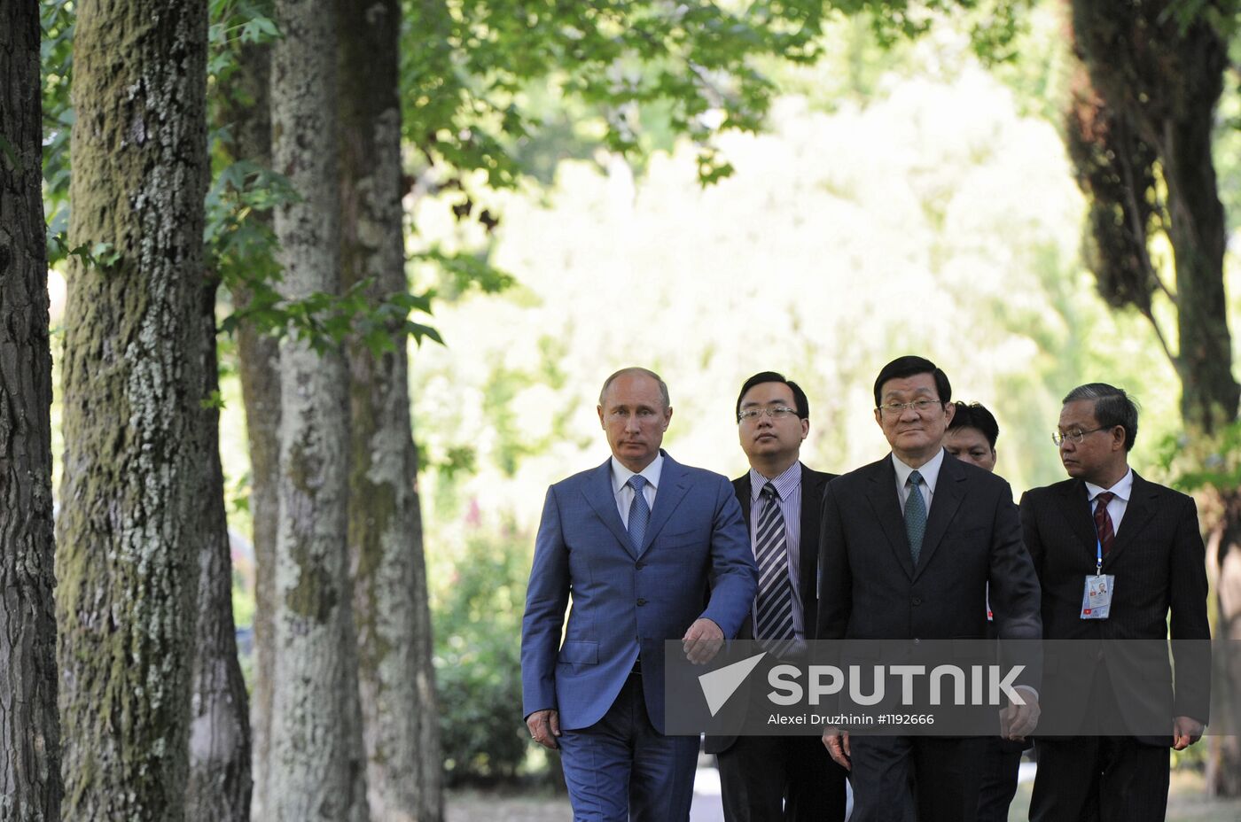 President Putin meets with Truong Tan Sang