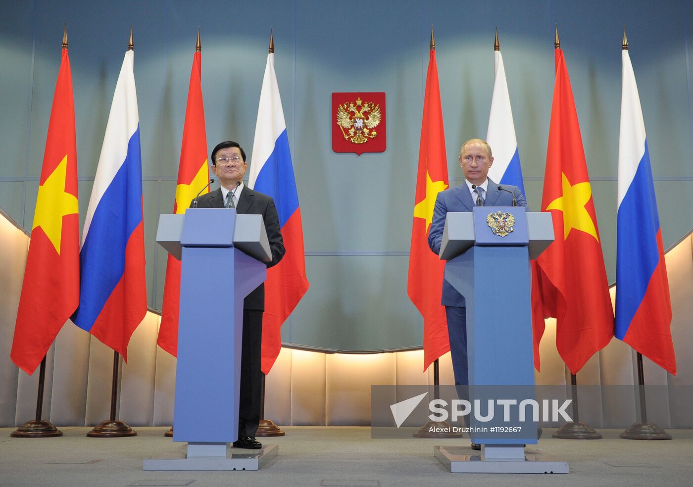 President Putin meets with Truong Tan Sang