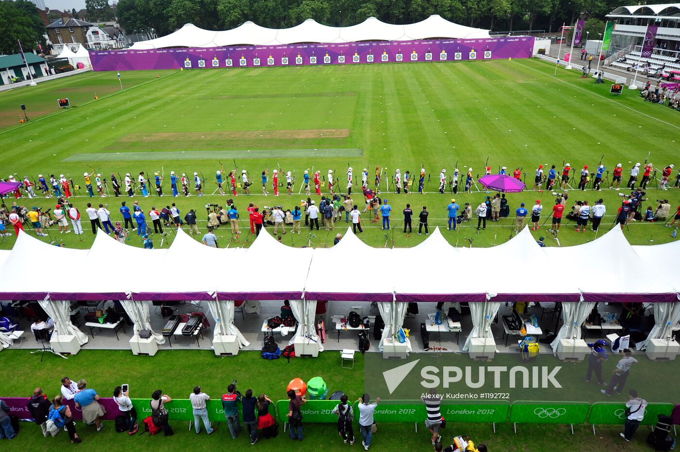 2012 Summer Olympics. Archery. Qualifying rounds