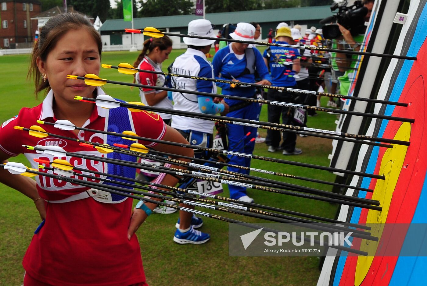 2012 Summer Olympics. Archery. Qualifying rounds