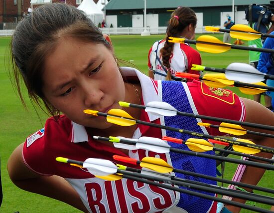 2012 Summer Olympics. Archery. Qualifying rounds
