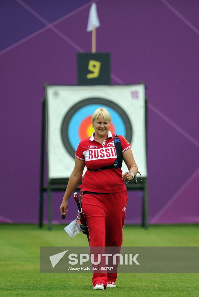 2012 Summer Olympics. Archery. Qualifying rounds