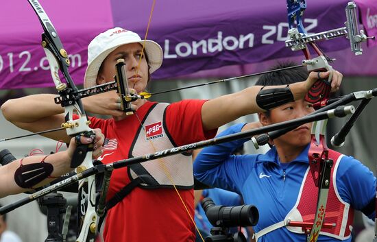 2012 Summer Olympics. Archery. Qualifying rounds