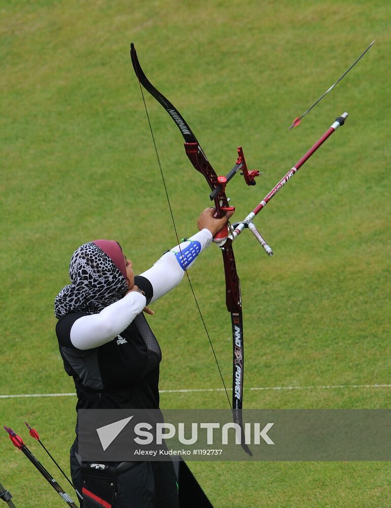2012 Summer Olympics. Archery. Qualifying rounds