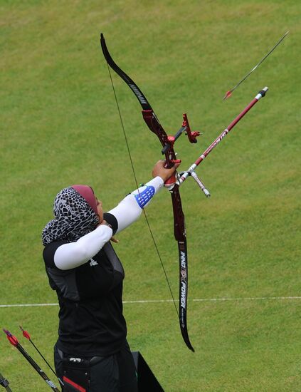 2012 Summer Olympics. Archery. Qualifying rounds