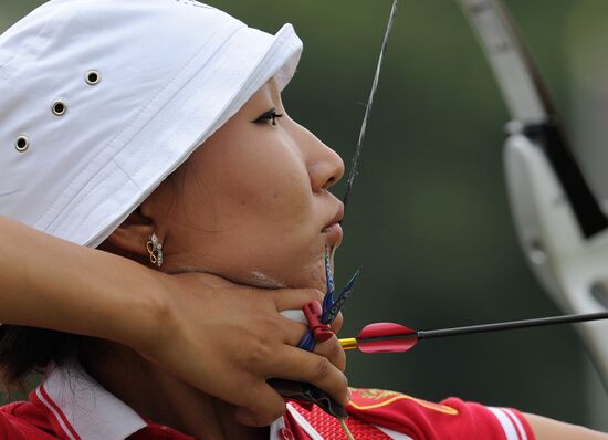 2012 Summer Olympics. Archery. Qualifying rounds