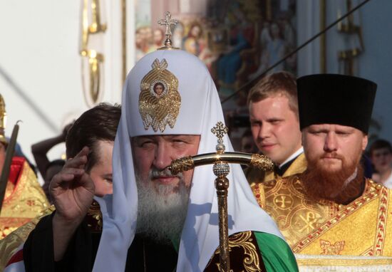 Patriarch of Moscow and All Russia Kirill visits Ukraine