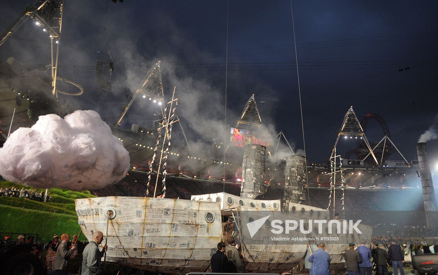 2012 Olympic Games. Opening ceremony