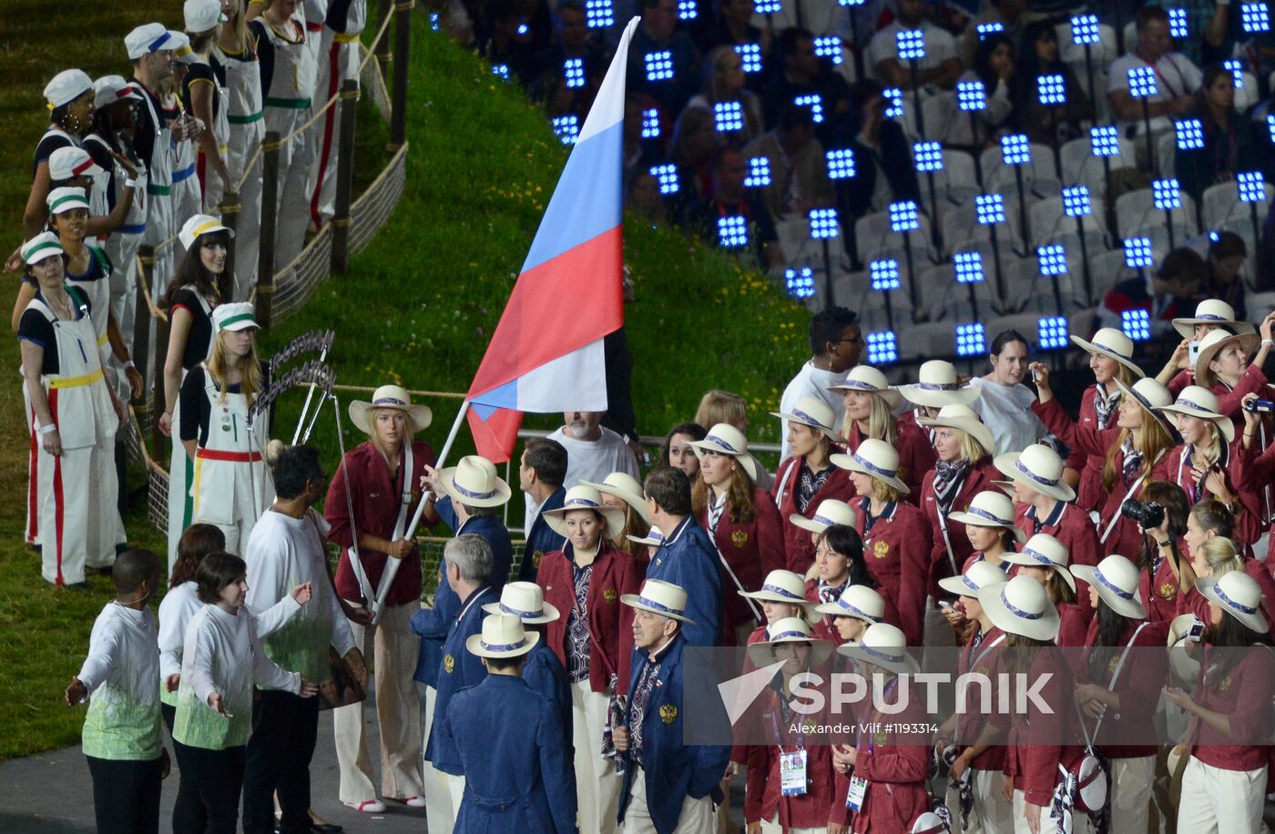 2012 Olympic Games. Opening ceremony
