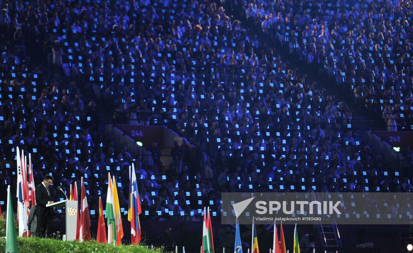 2012 Olympic Games. Opening ceremony