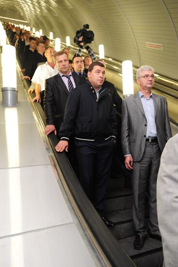 New metro station "Chkalovskaya" opens in Yekaterinburg