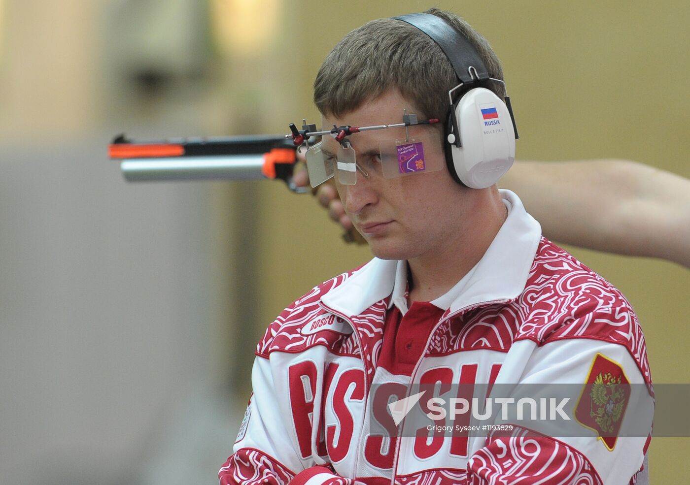 Olympics 2012 Air Pistol Shooting. Men