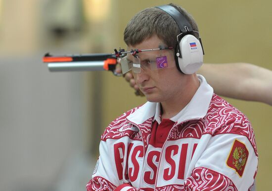 Olympics 2012 Air Pistol Shooting. Men