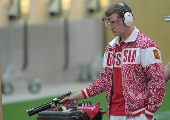 Olympics 2012 Air Pistol Shooting. Men