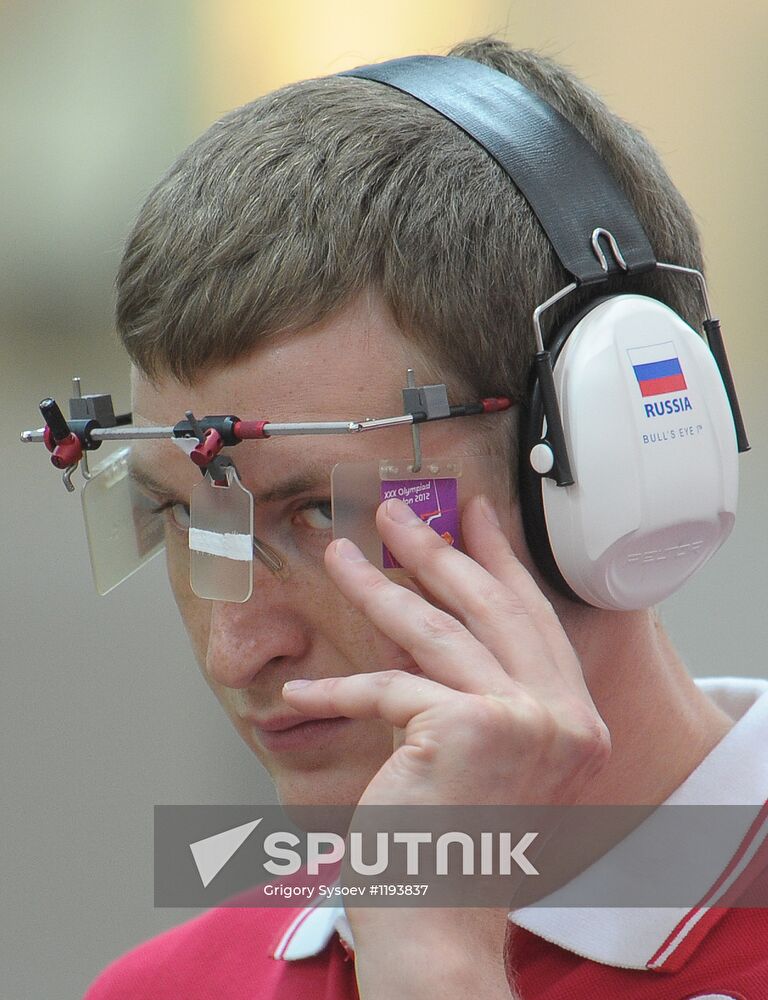 Olympics 2012 Air Pistol Shooting. Men