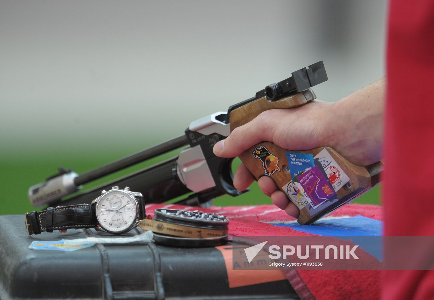Olympics 2012 Air Pistol Shooting. Men