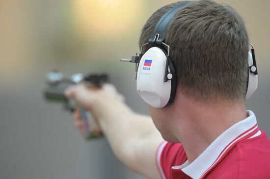 Olympics 2012 Air Pistol Shooting. Men