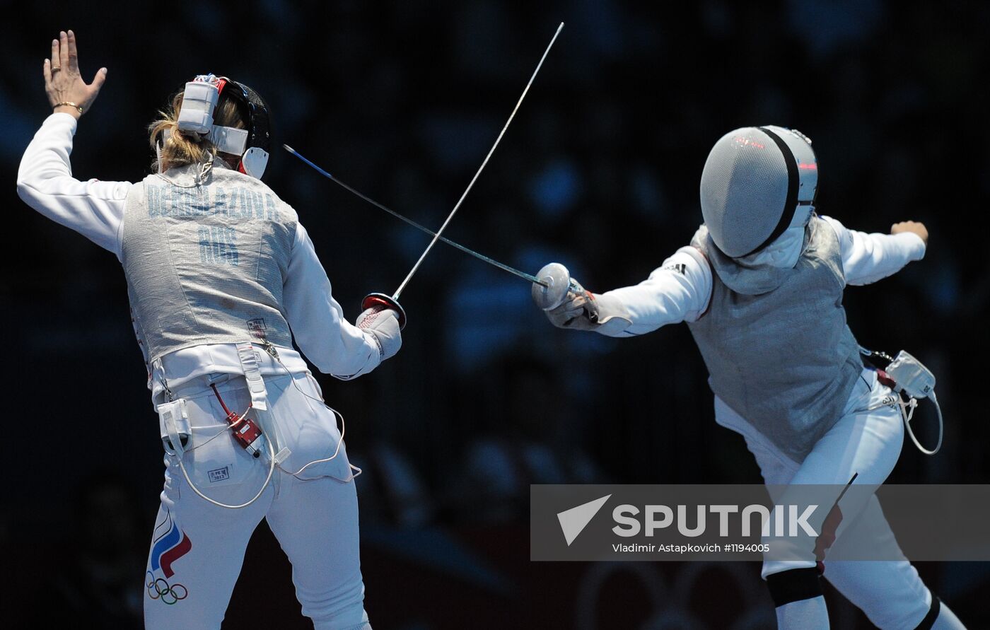 Olympics 2012 Fencing. Rapier. Women