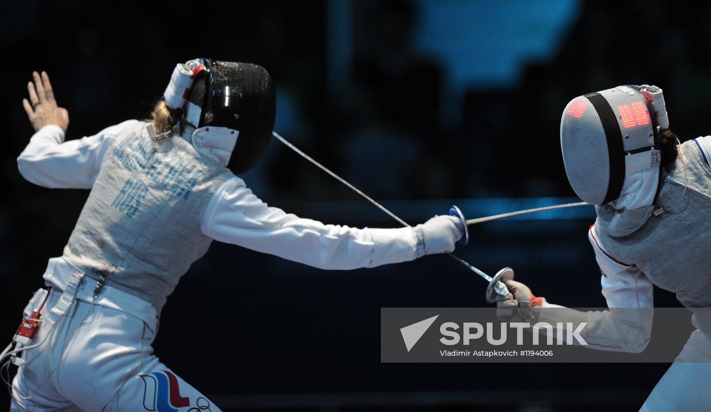 Olympics 2012 Fencing. Rapier. Women