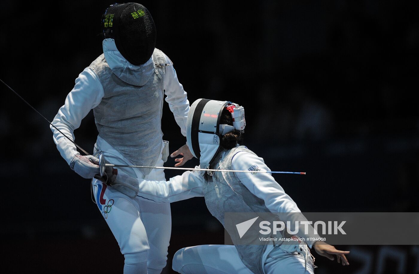 Olympics 2012 Fencing. Rapier. Women